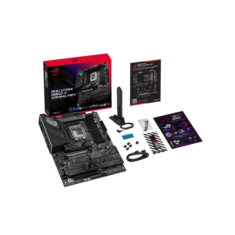 ASUS ROG STRIX B860-F GAMING WIFI Intel B860 LGA 1851 (Socket V1) ATX ASUS ROG STRIX B860-F GAMING WIFI Intel B860 LGA 1851 (Socket V1) ATX