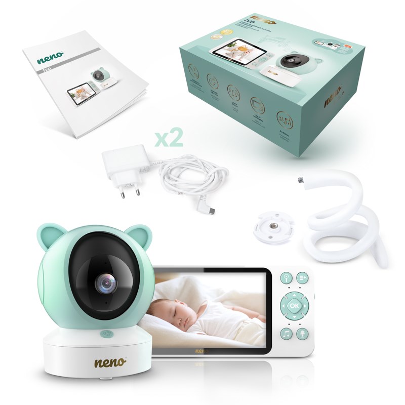 Neno ivo – rotating video baby monitor with wireless receiver Neno ivo – rotating video baby monitor with wireless receiver
