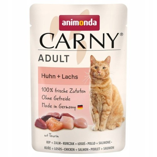 ANIMONDA Carny Adult Chicken and salmon - wet cat food - 85g ANIMONDA Carny Adult Chicken and salmon - wet cat food - 85g