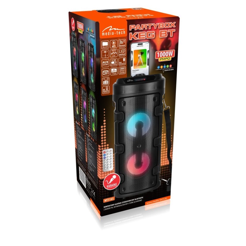 PARTYBOX KEG BT MT3165 V2.0 portable Bluetooth speaker PARTYBOX KEG BT MT3165 V2.0 portable Bluetooth speaker