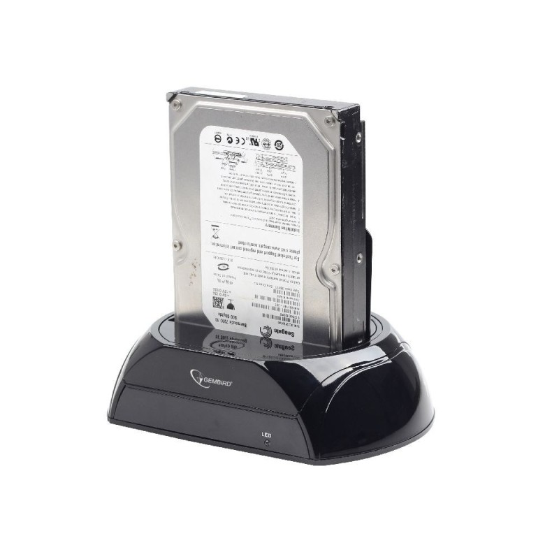 Gembird HD32-U3S-2 storage drive docking station Black Gembird HD32-U3S-2 storage drive docking station Black