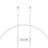 Baseus Superior USB C to USB C data cable 1 m 240 W White Baseus Superior USB C to USB C data cable 1 m 240 W White