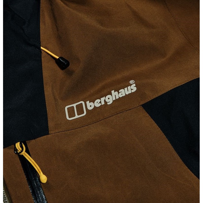 Men's Berghaus Hooded Hybrid Jacket size M brown Men's Berghaus Hooded Hybrid Jacket size M brown