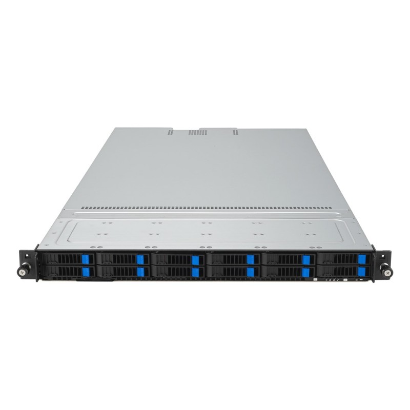 Platforma Asus Rack (1U) RS501A-E12-RS12U AMD Epyc 9005/9004 (12x NVMe/SATA HS, 2xM.2, 2x1Gbe, IPMI, 1+1 1600W)