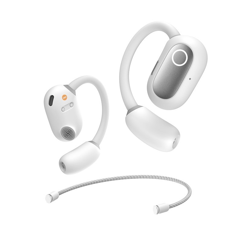 Baseus Eli Fit Open- Ear Headset Wireless Connectivity/Music USB Type-C Bluetooth White Baseus Eli Fit Open- Ear Headset Wireless Connectivity/Music USB Type-C Bluetooth White