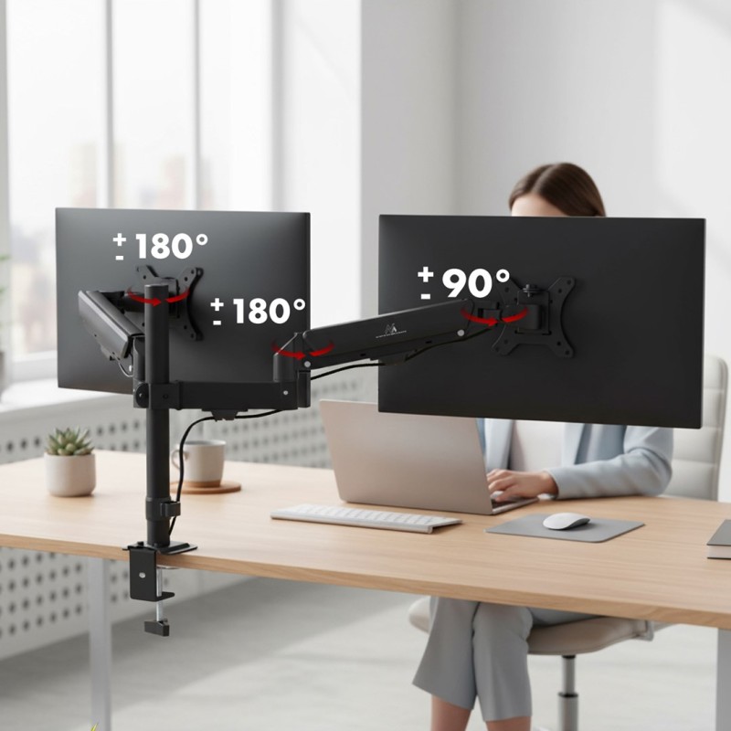 Maclean 2 monitor mount, gas spring, 17 Maclean 2 monitor mount, gas spring, 17