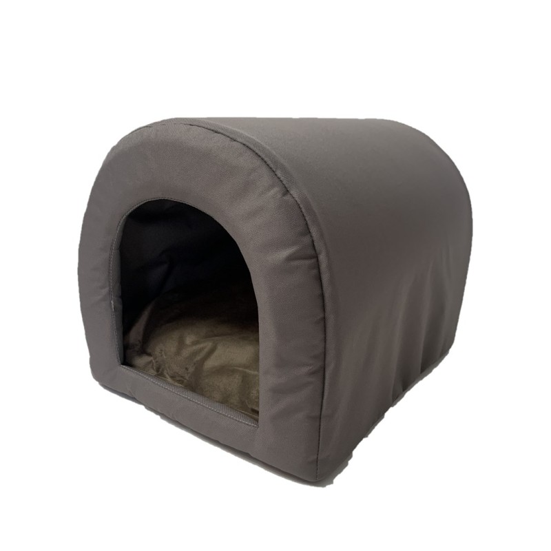 GO GIFT Dog and cat cave bed - taupe - 40 x 33 x 29 cm GO GIFT Dog and cat cave bed - taupe - 40 x 33 x 29 cm