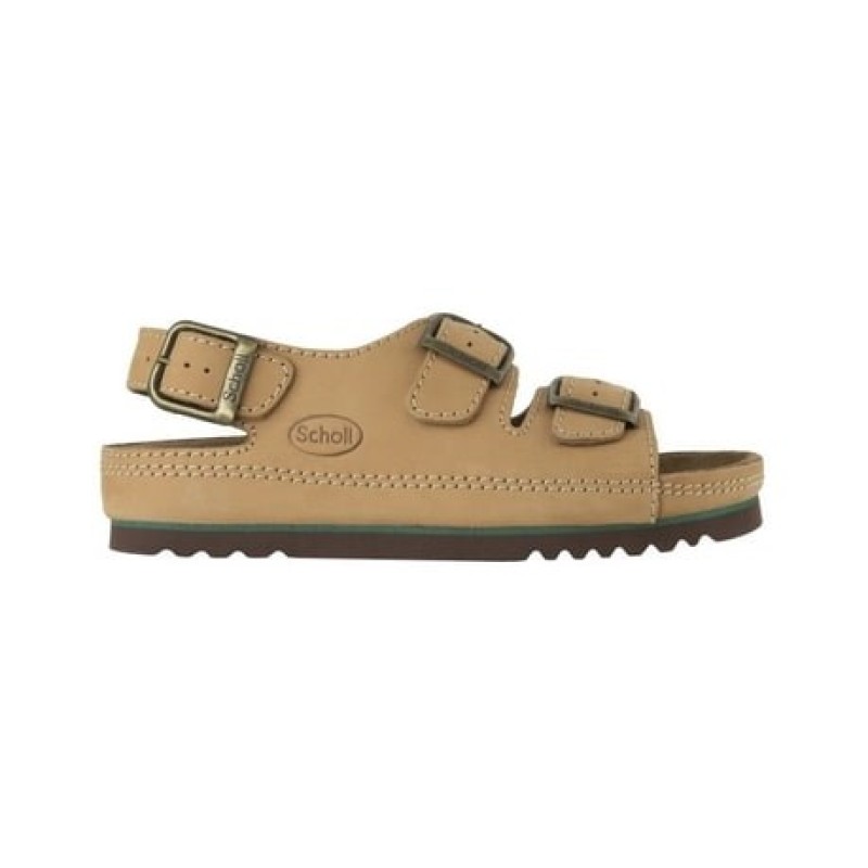 Scholl Air Bag Back Strap Comfortable Sandals Brown 35 Scholl Air Bag Back Strap Comfortable Sandals Brown 35