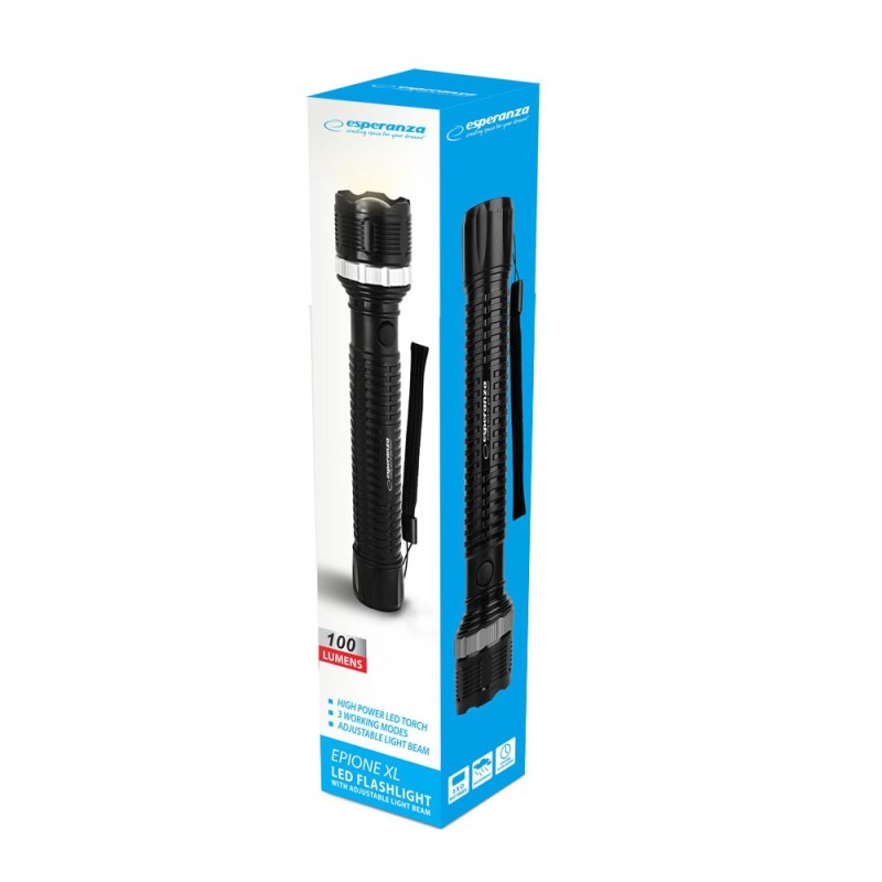 Esperanza EOT074 Flashlight Black, LED Flashlight Esperanza EOT074 Flashlight Black, LED Flashlight