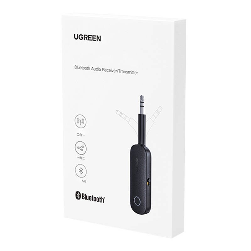 Ugreen Bluetooth receiver transmitter mini jack 3.5 mm black (CM403)