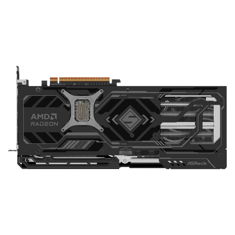 ASRock AMD Radeon™ RX 9070 XT Steel Legend Dark 16GB graphics card ASRock AMD Radeon™ RX 9070 XT Steel Legend Dark 16GB graphics card