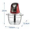 Russell Hobbs 27130-56 electric food chopper 0.5 L 200 W Black, Red, Transparent