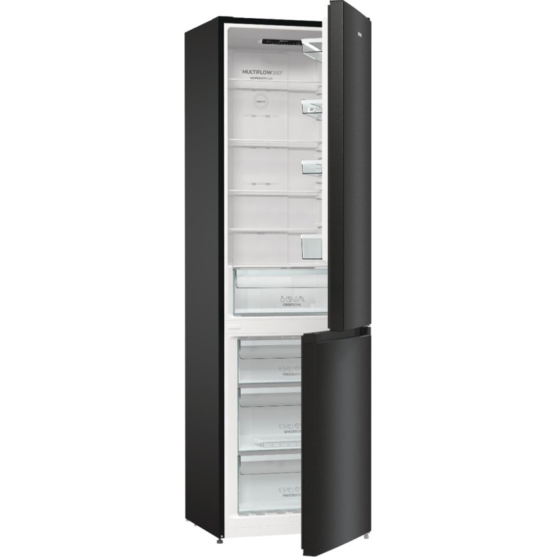 Gorenje NRK6202EBXL4 fridge-freezer Freestanding 331 L E Black