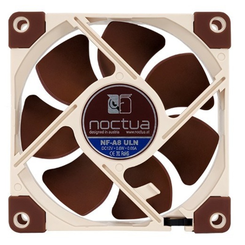 Noctua NF-A8 ULN computer cooling system Computer case Fan 8 cm Beige, Brown Noctua NF-A8 ULN computer cooling system Computer case Fan 8 cm Beige, Brown