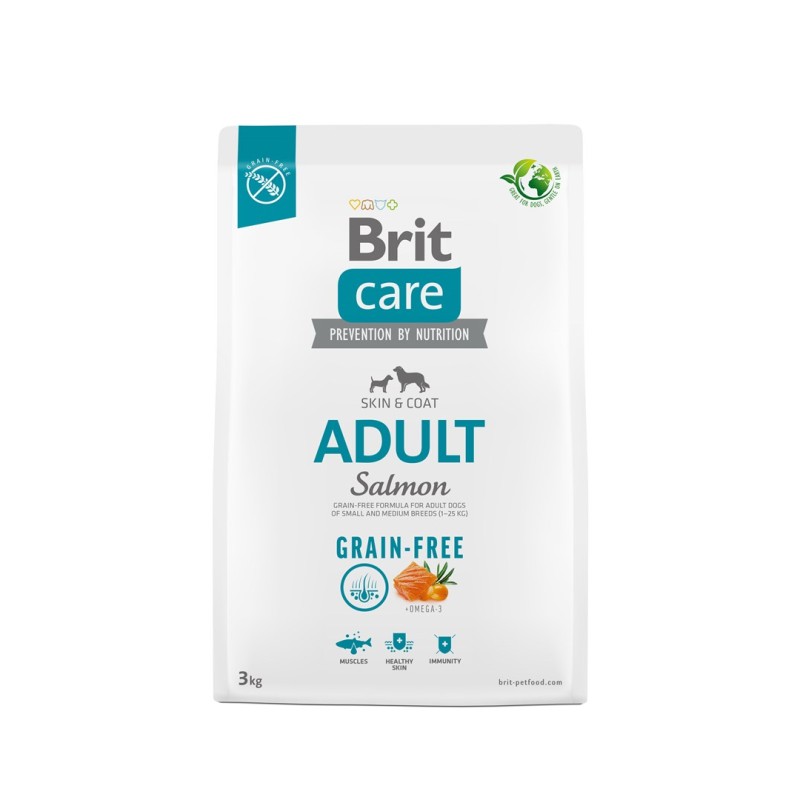 Dry food for adult dogs - BRIT Care Grain-free Adult Salmon - 3 kg Dry food for adult dogs - BRIT Care Grain-free Adult Salmon - 3 kg
