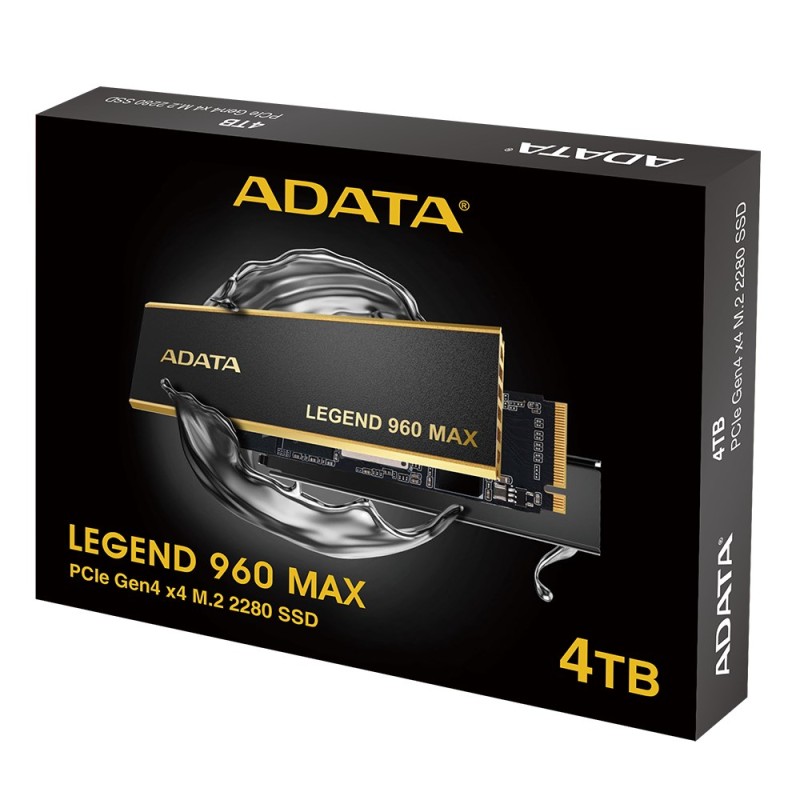 ADATA LEGEND 960 MAX M.2 4 TB PCI Express 4.0 3D NAND NVMe ADATA LEGEND 960 MAX M.2 4 TB PCI Express 4.0 3D NAND NVMe