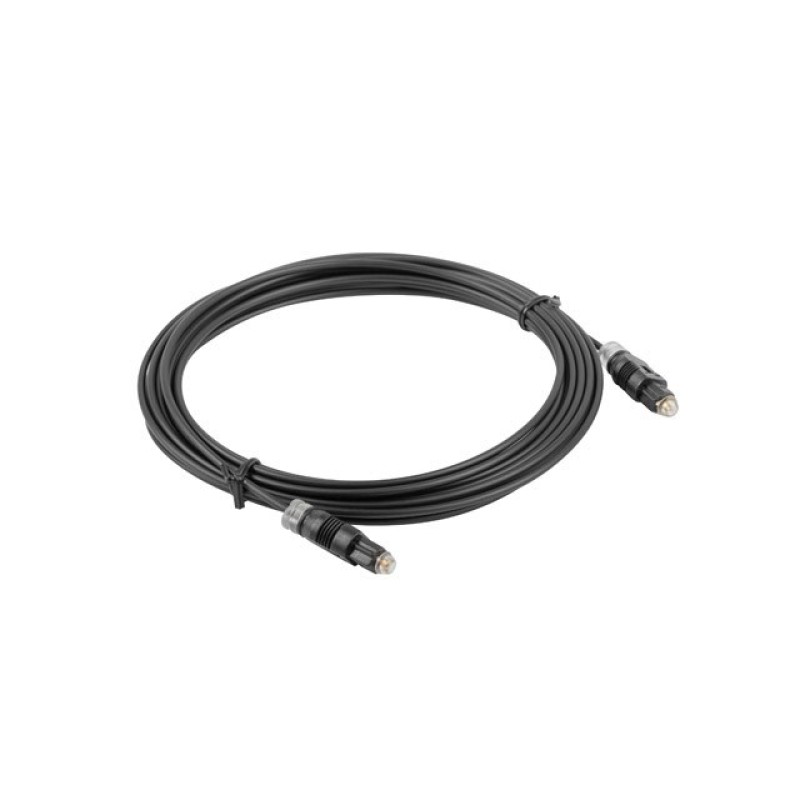 Lanberg CA-TOSL-10CC-0030-BK fibre optic cable 3 m TOSLINK Black Lanberg CA-TOSL-10CC-0030-BK fibre optic cable 3 m TOSLINK Black