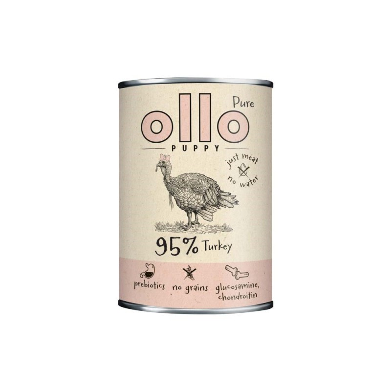 OLLO Puppy Pure Turkey - wet dog food - 400 g OLLO Puppy Pure Turkey - wet dog food - 400 g