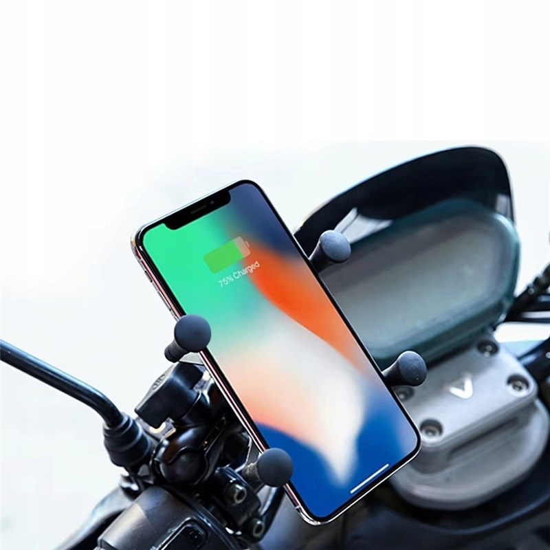 MOTORBIKE PHONE HOLDER FREEDCONN MC7W WITH INDUCTIVE CHARGER MOTORBIKE PHONE HOLDER FREEDCONN MC7W WITH INDUCTIVE CHARGER
