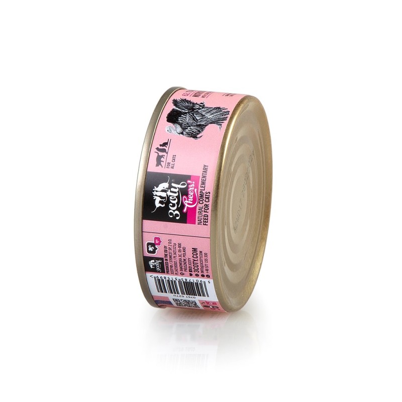 3COTY Turkey Cheers! - wet cat food - 75g 3COTY Turkey Cheers! - wet cat food - 75g