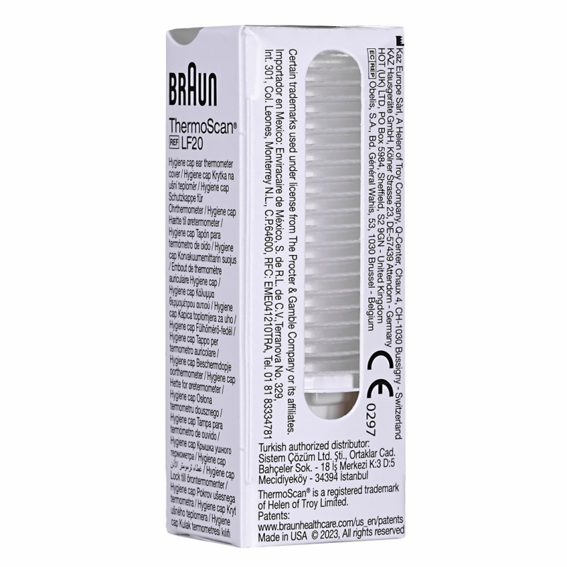 Braun ThermoScan 3 Contact White Ear Braun ThermoScan 3 Contact White Ear