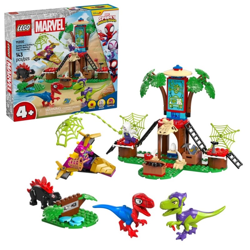 LEGO MARVEL 11200 Spidey and Gobby’s Raptor Battle at Tree House HQ LEGO MARVEL 11200 Spidey and Gobby’s Raptor Battle at Tree House HQ