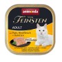 ANIMONDA Vom Feinsten Adult Turkey, beef and carrots - wet cat food - 100g