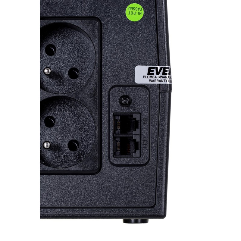 Ever EASYLINE 650 AVR USB Line-Interactive 0.65 kVA 360 W Ever EASYLINE 650 AVR USB Line-Interactive 0.65 kVA 360 W