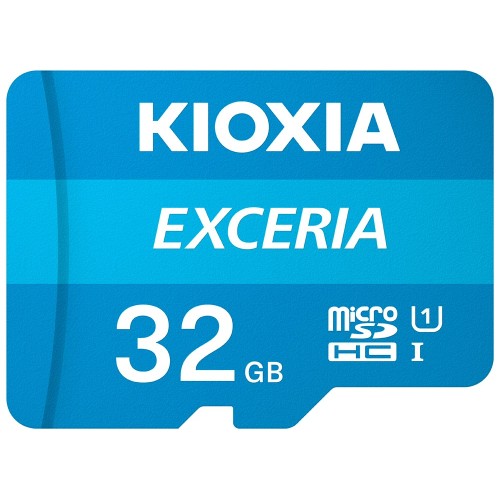 Kioxia Exceria memory card 32 GB MicroSDHC Class 10 UHS-I Kioxia Exceria memory card 32 GB MicroSDHC Class 10 UHS-I