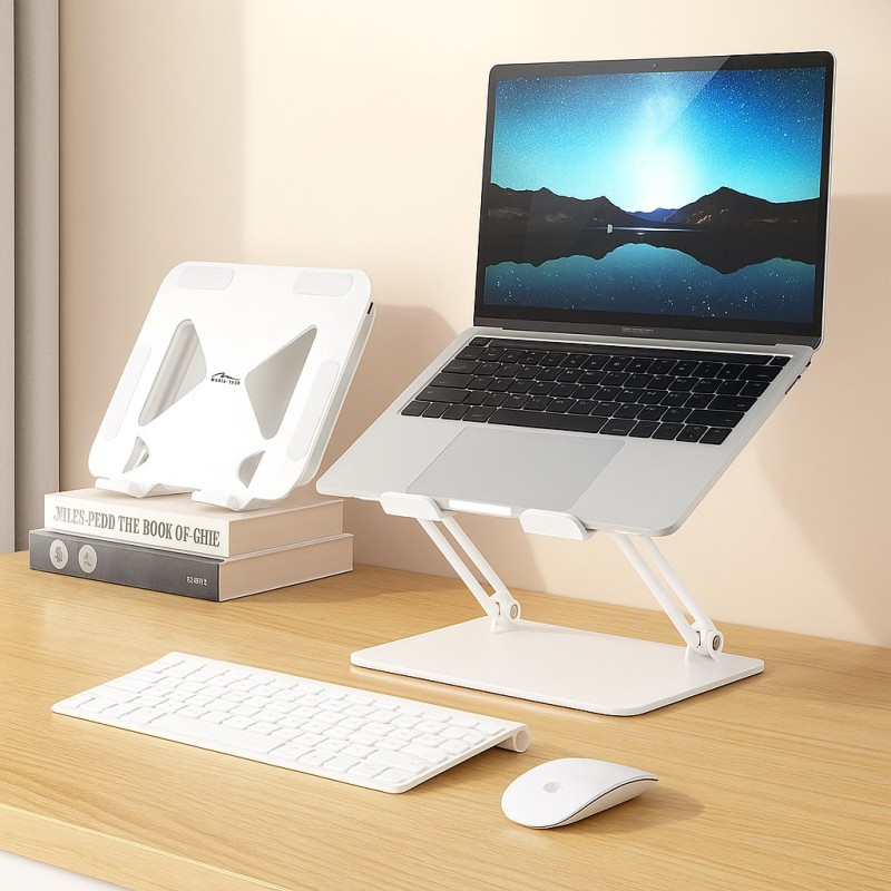 MEDIA-TECH Laptop Stand – Laptop Stand MT2661W (white) MEDIA-TECH Laptop Stand – Laptop Stand MT2661W (white)