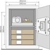 Yale YSV/390/DB2 Office Safe 40 l Steel Black Yale YSV/390/DB2 Office Safe 40 l Steel Black