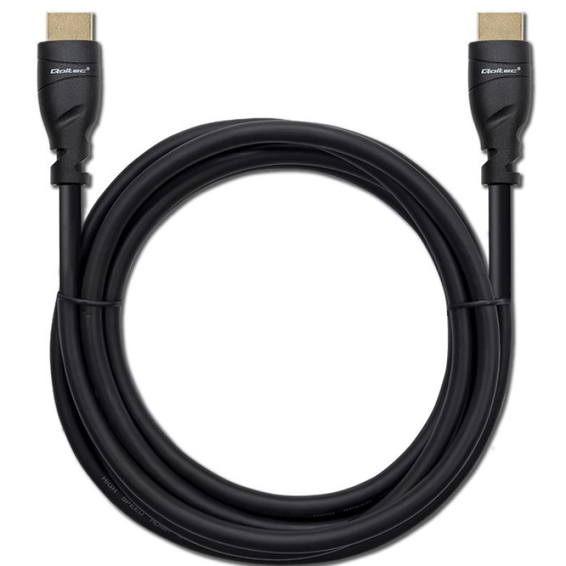 Qoltec 50353 HDMI v2.1 Cable Ultra high speed 8K | 60Hz | 26AWG | GOLD | 5m Qoltec 50353 HDMI v2.1 Cable Ultra high speed 8K | 60Hz | 26AWG | GOLD | 5m