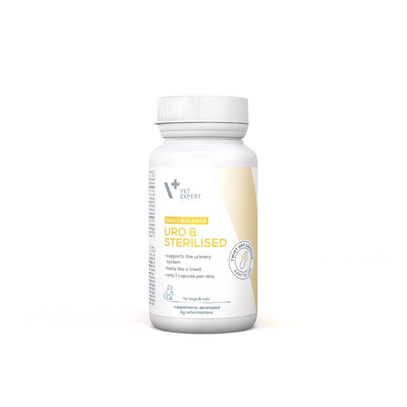 VETEXPERT Uro & Sterilised - supplements for dogs and cats - 30 pcs VETEXPERT Uro & Sterilised - supplements for dogs and cats - 30 pcs