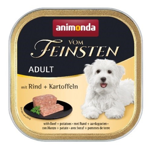 ANIMONDA Vom Feinsten Adult Beef and potatoes - wet dog food - 150g ANIMONDA Vom Feinsten Adult Beef and potatoes - wet dog food - 150g