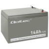 Qoltec 53045 AGM battery | 12V | 14Ah