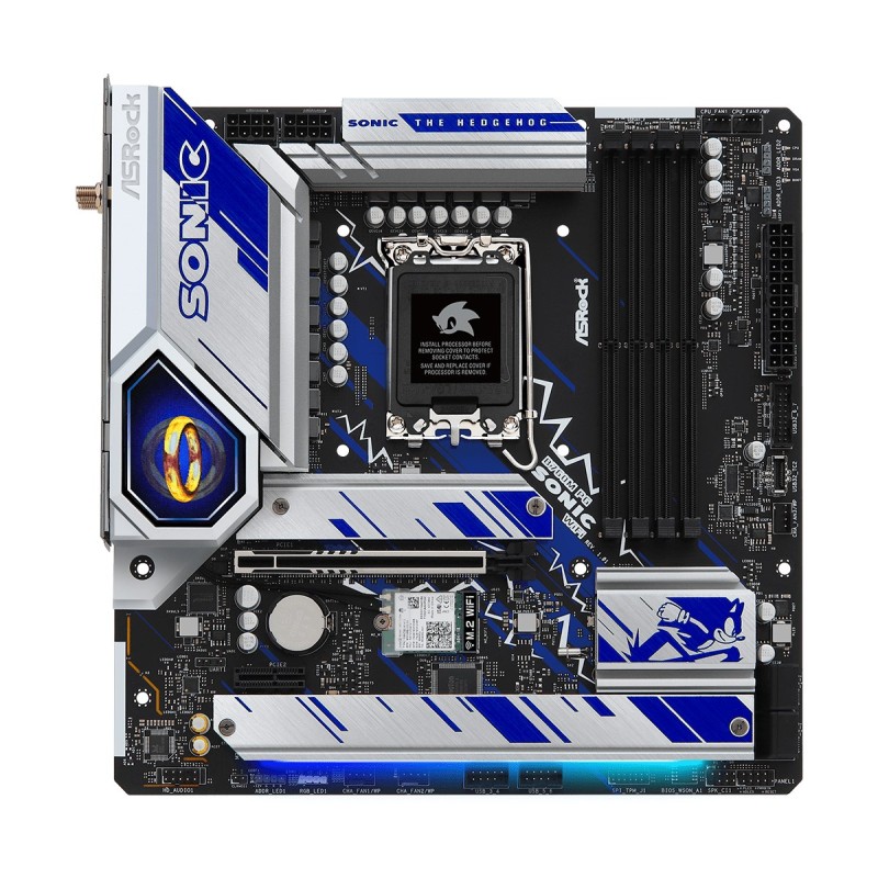 Asrock B760M PG SONIC WIFI Intel B760 LGA 1700 micro ATX Asrock B760M PG SONIC WIFI Intel B760 LGA 1700 micro ATX