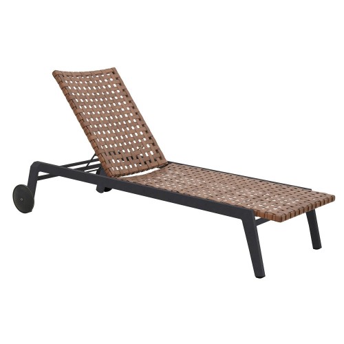 Garden lounger TEXAS brown Garden lounger TEXAS brown
