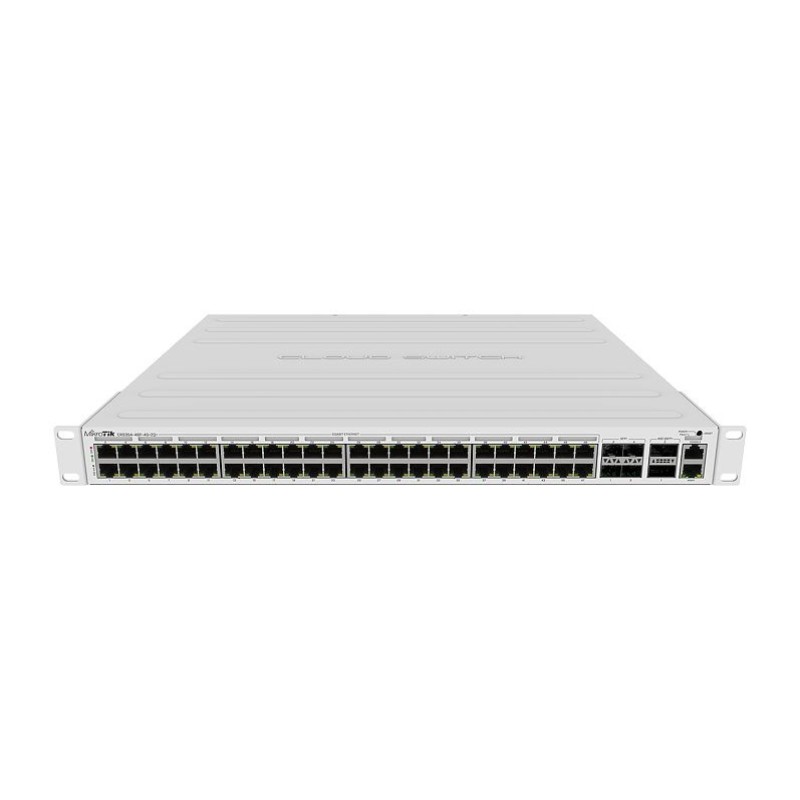 Mikrotik CRS354-48P-4S+2Q+RM network switch Managed L3 Gigabit Ethernet (10/100/1000) Power over Ethernet (PoE) 1U Mikrotik CRS354-48P-4S+2Q+RM network switch Managed L3 Gigabit Ethernet (10/100/1000) Power over Ethernet (PoE) 1U