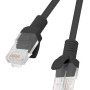 Lanberg PCU5-20CC-0100-BK networking cable Black 1 m Cat5e U/UTP (UTP)