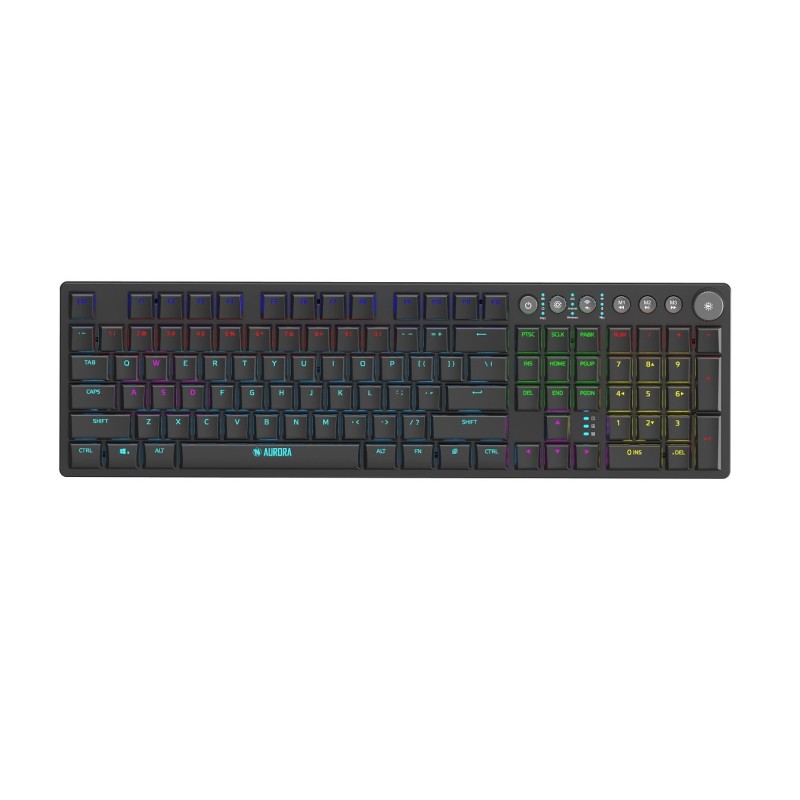 iBox AURORA K-6 keyboard Universal RF Wireless + Bluetooth QWERTY English Black iBox AURORA K-6 keyboard Universal RF Wireless + Bluetooth QWERTY English Black