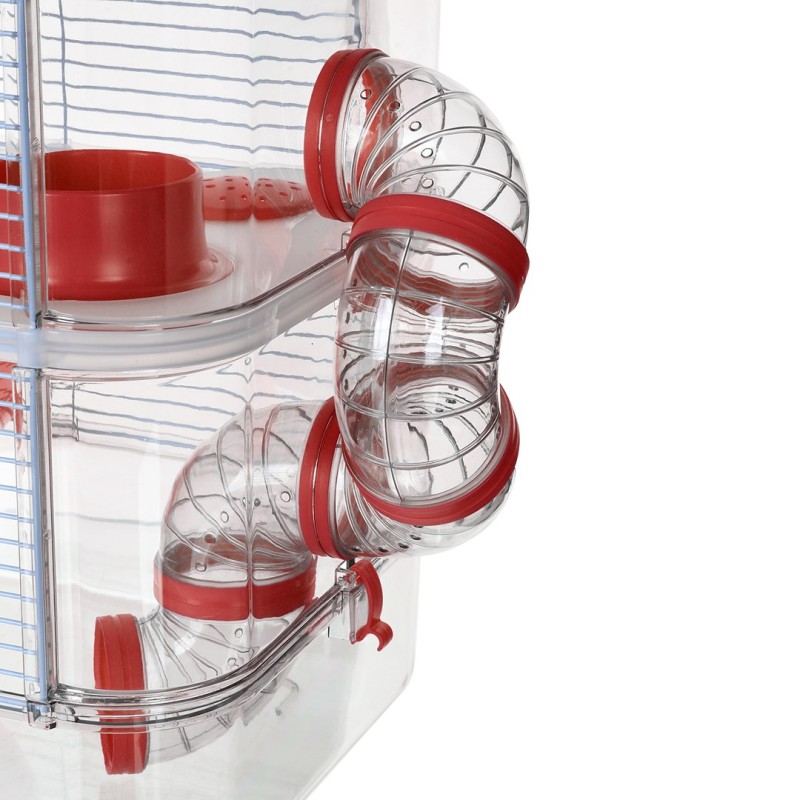 ZOLUX Rody3 Trio - rodent cage - red ZOLUX Rody3 Trio - rodent cage - red