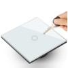 Touch Changeover Switch Light Switch Cross Switch Wall Switch Stair Switch with Color Change LED Backlight Recessed Switch 1-Fold Round White Touch Changeover Switch Light Switch Cross Switch Wall Switch Stair Switch with Color Change LED Backlight Recessed Switch 1-Fold Round White