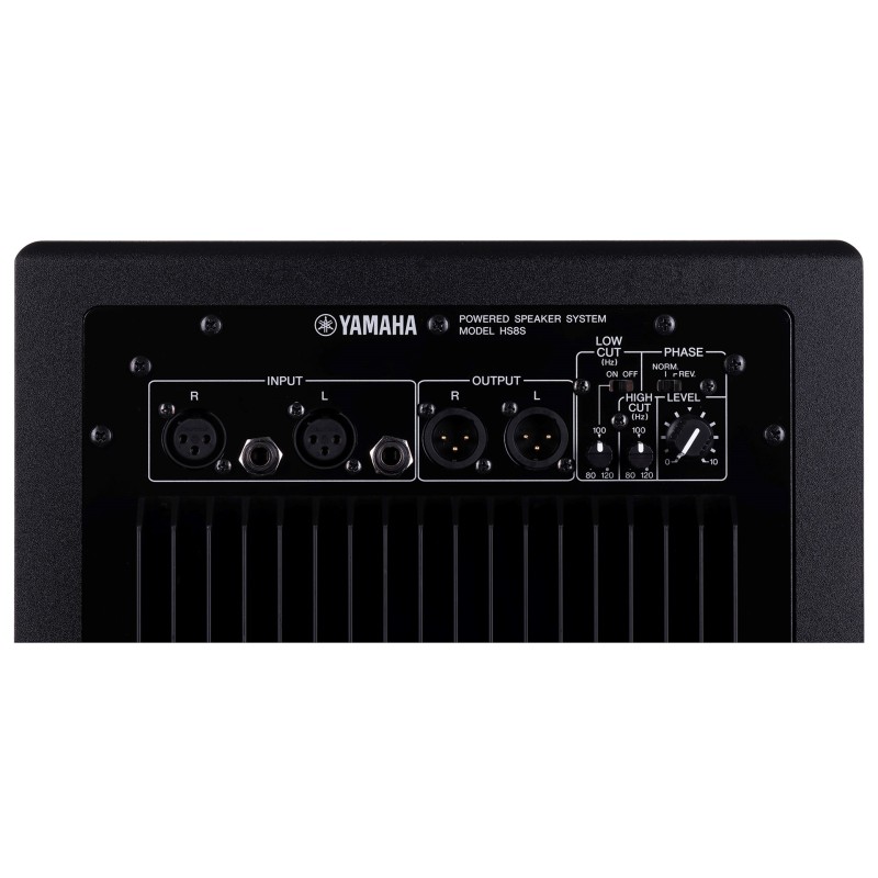 Yamaha HS8S subwoofer Black 150 W Yamaha HS8S subwoofer Black 150 W