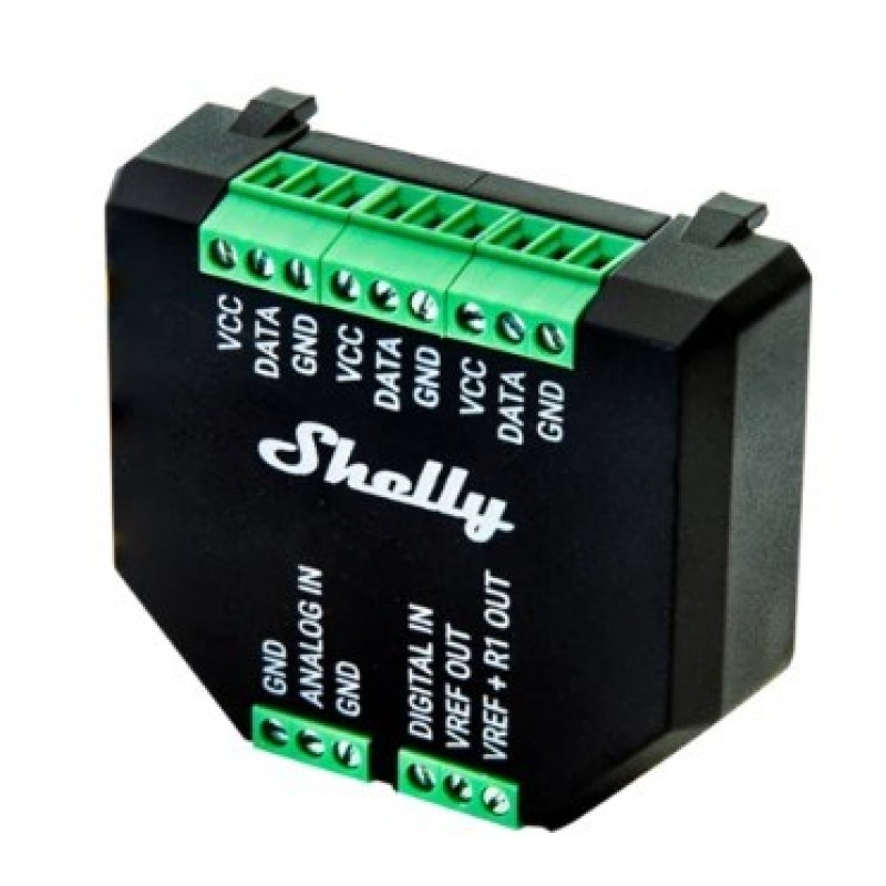 SHELLY Plus Add-On Indoor/outdoor Temperature sensor Built-in Wired