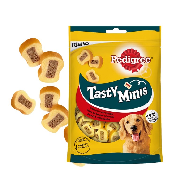 Pedigree Tasty Bites Chewy Slices 155 g Adult Beef