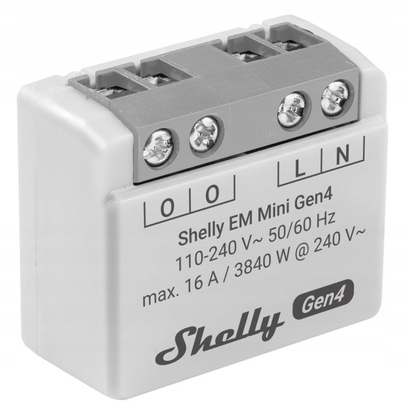 Shelly EM Mini Gen4 WiFi smart energy consumption monitor Shelly EM Mini Gen4 WiFi smart energy consumption monitor