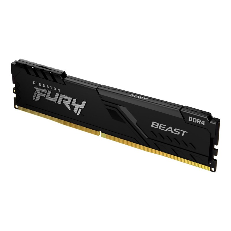 Kingston Technology FURY 16GB 3200MT/s DDR4 CL16 DIMM (Kit of 2) Beast Black Kingston Technology FURY 16GB 3200MT/s DDR4 CL16 DIMM (Kit of 2) Beast Black