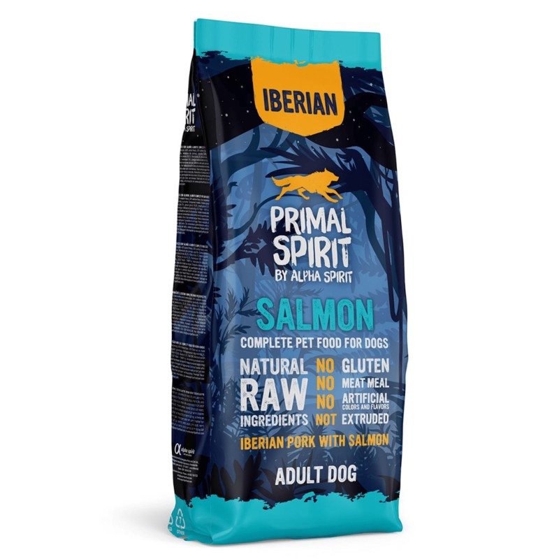 PRIMAL SPIRIT Iberian 70% Salmon – semi-moist dog food – 12 kg PRIMAL SPIRIT Iberian 70% Salmon – semi-moist dog food – 12 kg