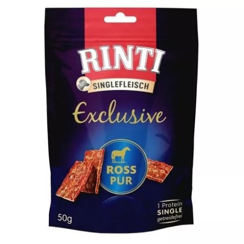 RINTI Singlefleisch Exclusive Horse - dog treat - 50g RINTI Singlefleisch Exclusive Horse - dog treat - 50g