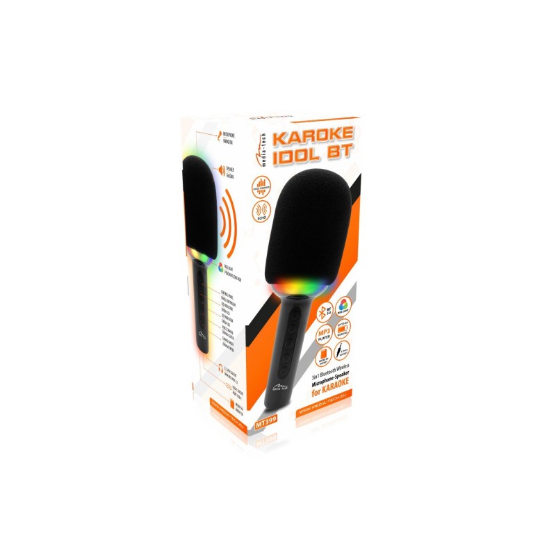 Karaoke microphone with Bluetooth speaker KARAOKE IDOL BT MT399